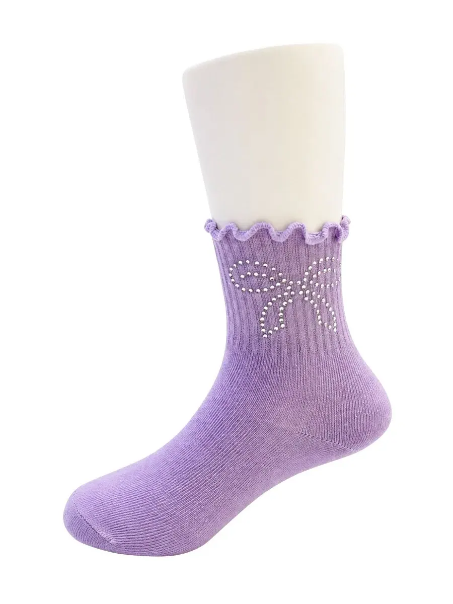 Комплект носков-гольф с блестками, модель Mid Crew Socks Rainbow Sugar — изображение 2 из 4, мульти