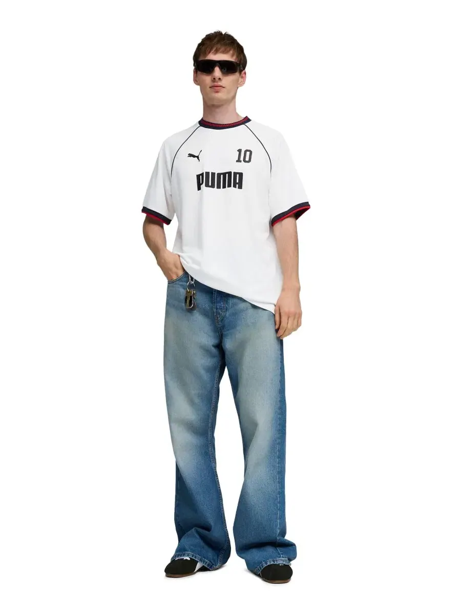 Футболка с принтом Sport Pinnacle Football Graphic Jersey Puma Puma White — изображение 2 из 3, белый
