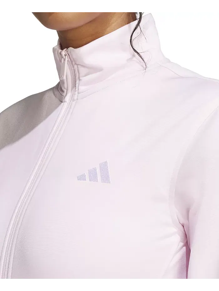 Женская трикотажная куртка Track Jacket с тремя полосками adidas — изображение 5 из 5, прозрачный розовый