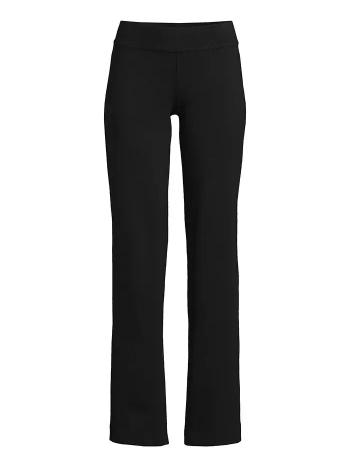 Женские брюки Starfish Plus Size со средней посадкой, прямые, с эластичной резинкой на талии Lands' — изображение 5 из 5
