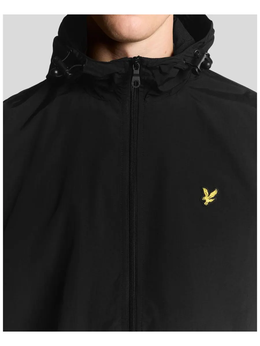 Мужская куртка с капюшоном на молнии Lyle & Scott — изображение 5 из 6, черный