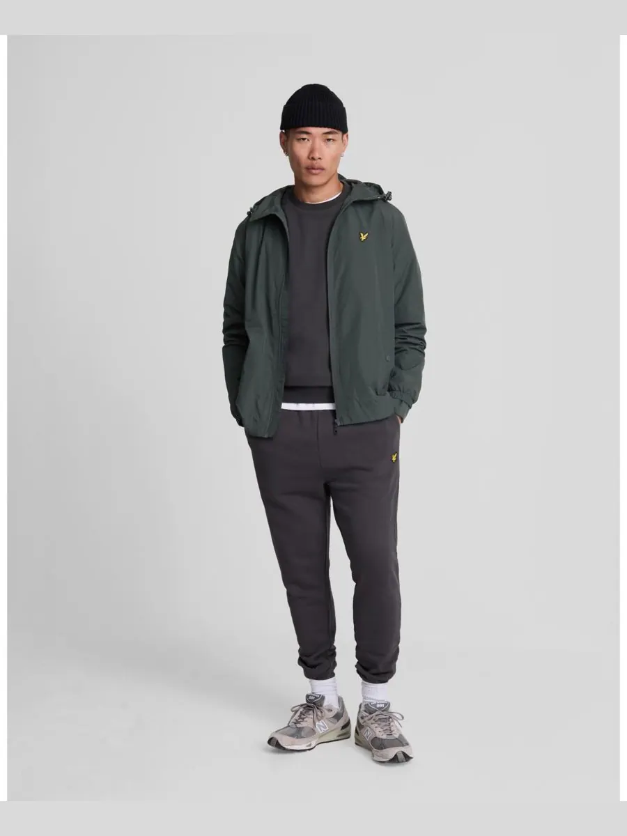 Мужская куртка с капюшоном на молнии Lyle & Scott — изображение 3 из 5, серый
