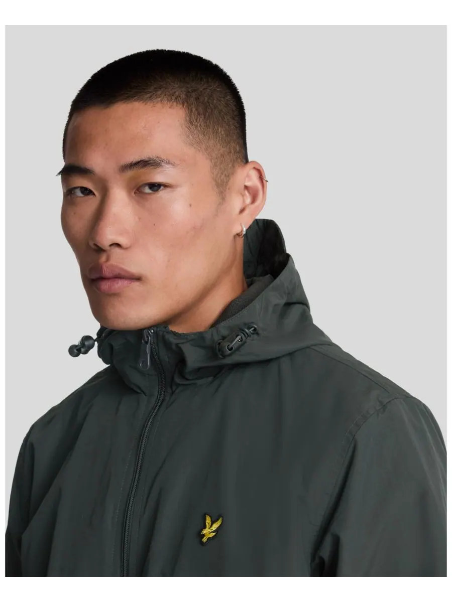 Мужская куртка с капюшоном на молнии Lyle & Scott — изображение 5 из 5, серый