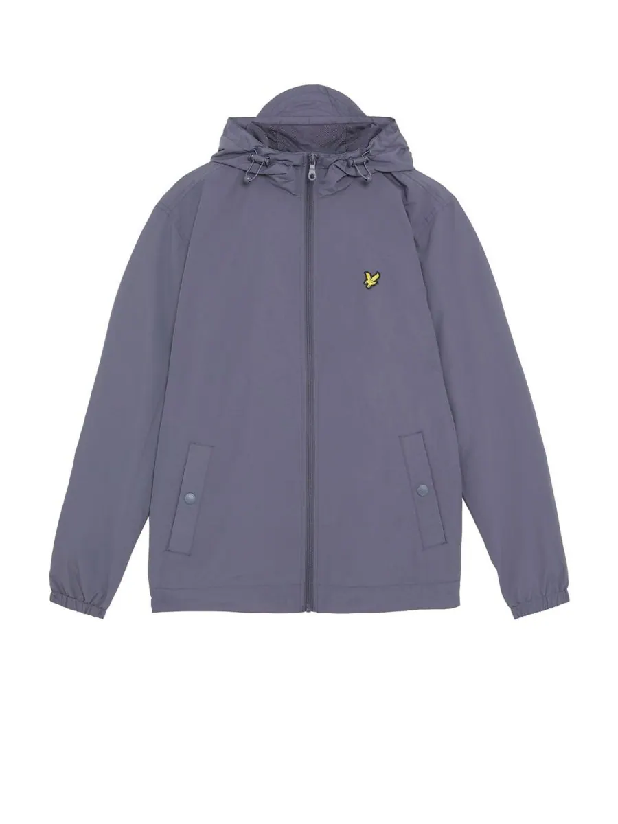 Мужская куртка с капюшоном на молнии Lyle & Scott — изображение 2 из 6, серовай