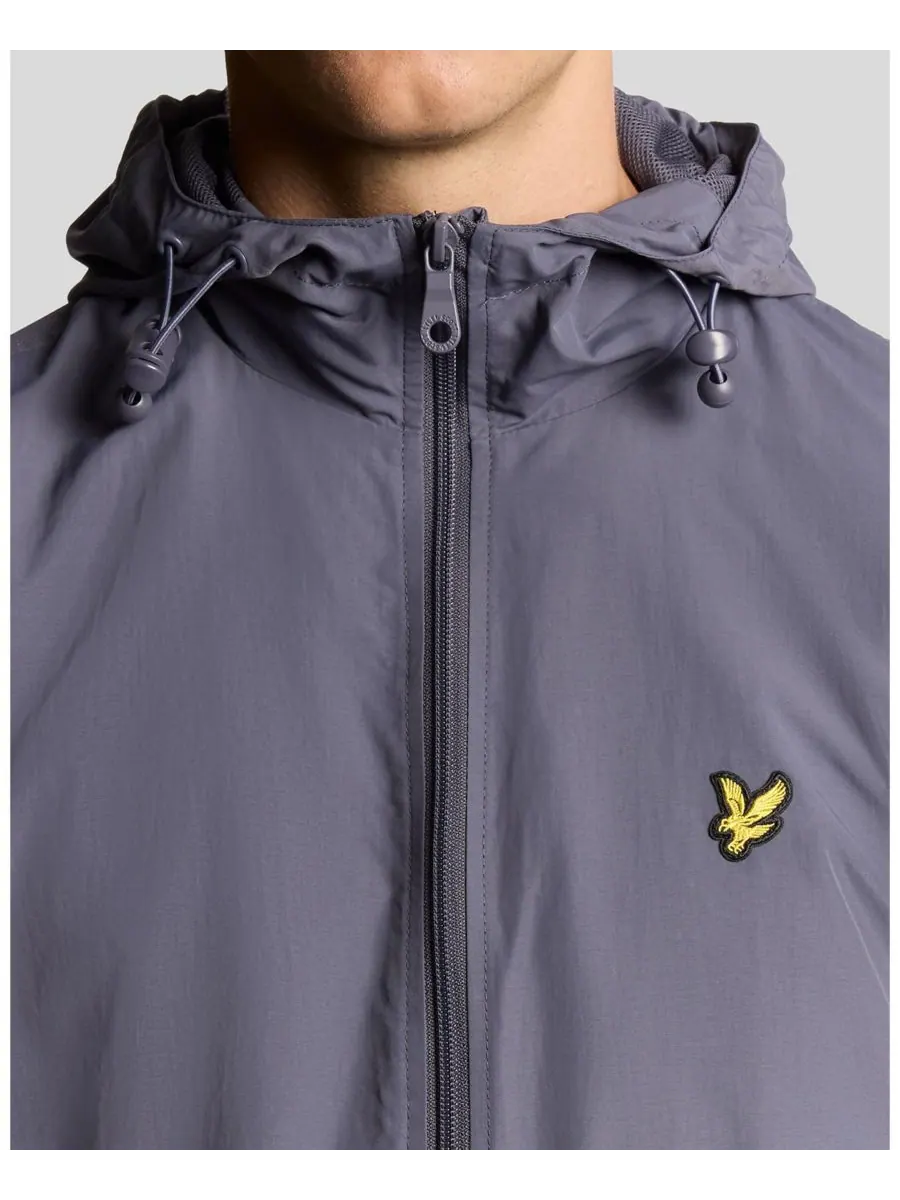 Мужская куртка с капюшоном на молнии Lyle & Scott — изображение 6 из 6, серовай