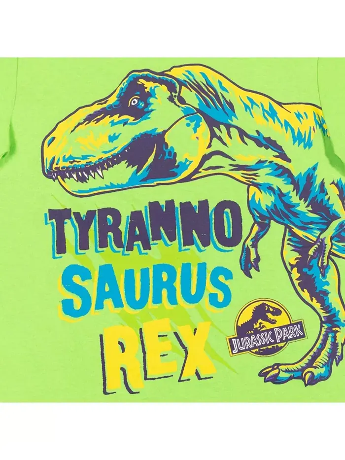 Мальчики Jurassic World Футболки с динозавром T-Rex, набор из 4 штук Jurassic Park — изображение 2 из 8