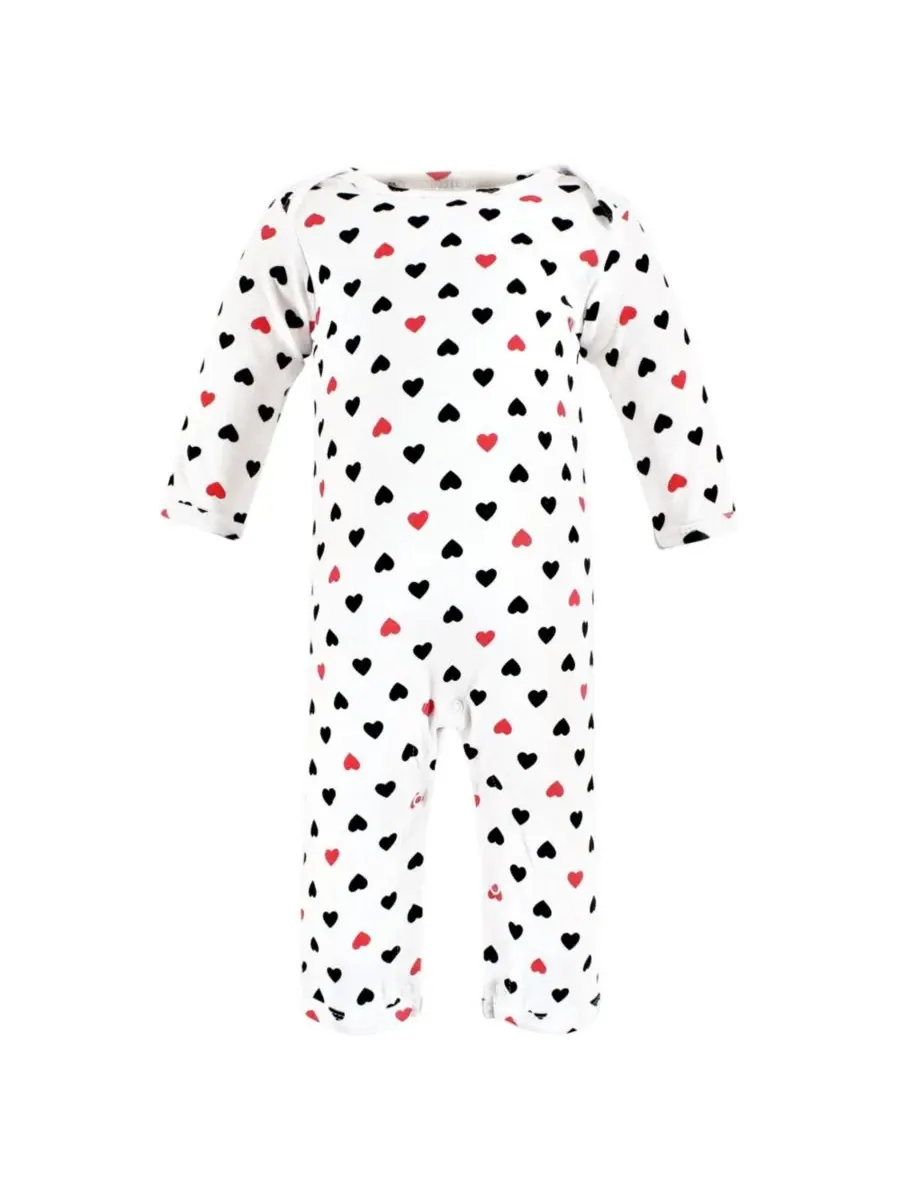 Хлопковый комбинезон для малышей Hudson Baby — изображение 3 из 4, красный черный