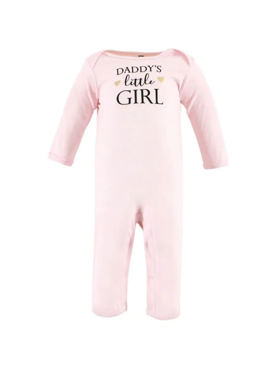 Хлопковый комбинезон для малышей Hudson Baby, Girl Daddy — изображение 4 из 5