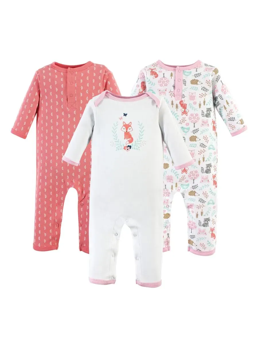 Хлопковый комбинезон для малышей Hudson Baby, Woodland Fox