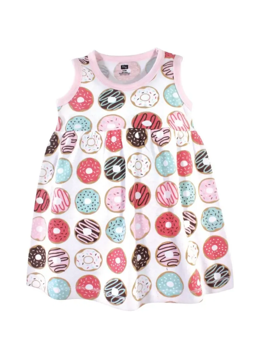 Коллекция хлопковых платьев и свитеров для девочек Hudson Baby, Donuts — изображение 2 из 2