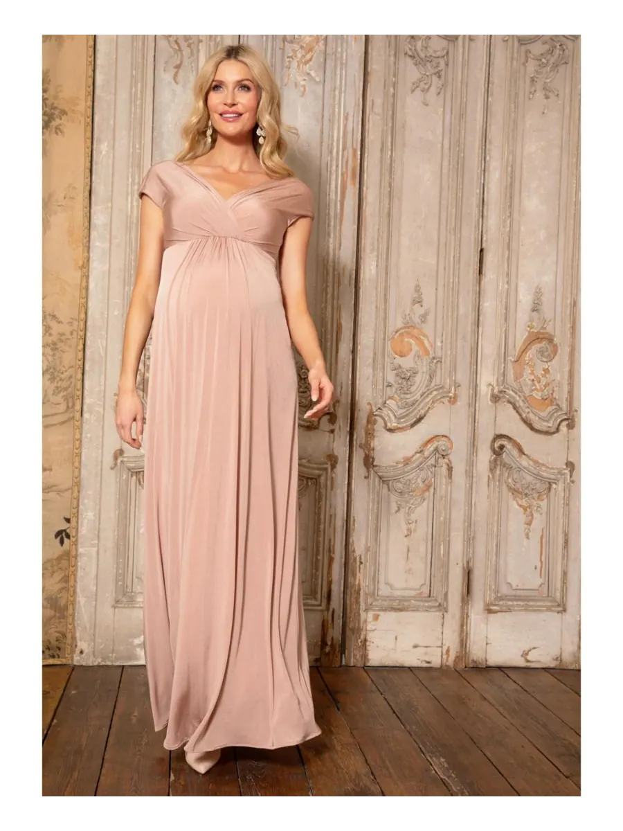 Платье макси для беременных Франческа Tiffany Rose Maternity — изображение 5 из 8, пудровый розовый