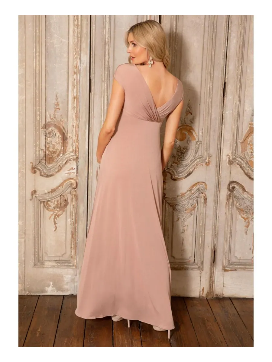 Платье макси для беременных Франческа Tiffany Rose Maternity — изображение 8 из 8, пудровый розовый