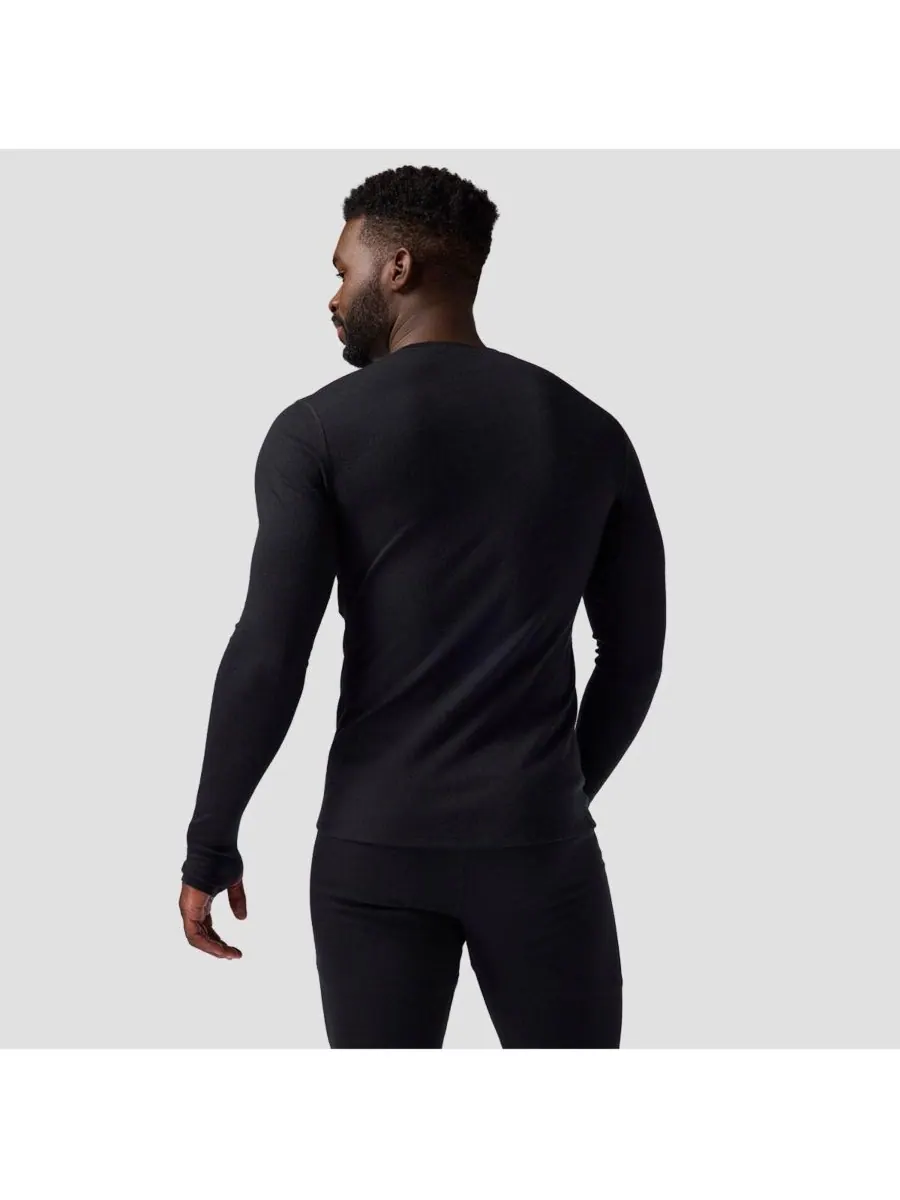Мужская термофутболка Cedars RWS Merino Mid-Wt Baselayer Crew Top средней плотности Backcountry — изображение 2 из 5, черный