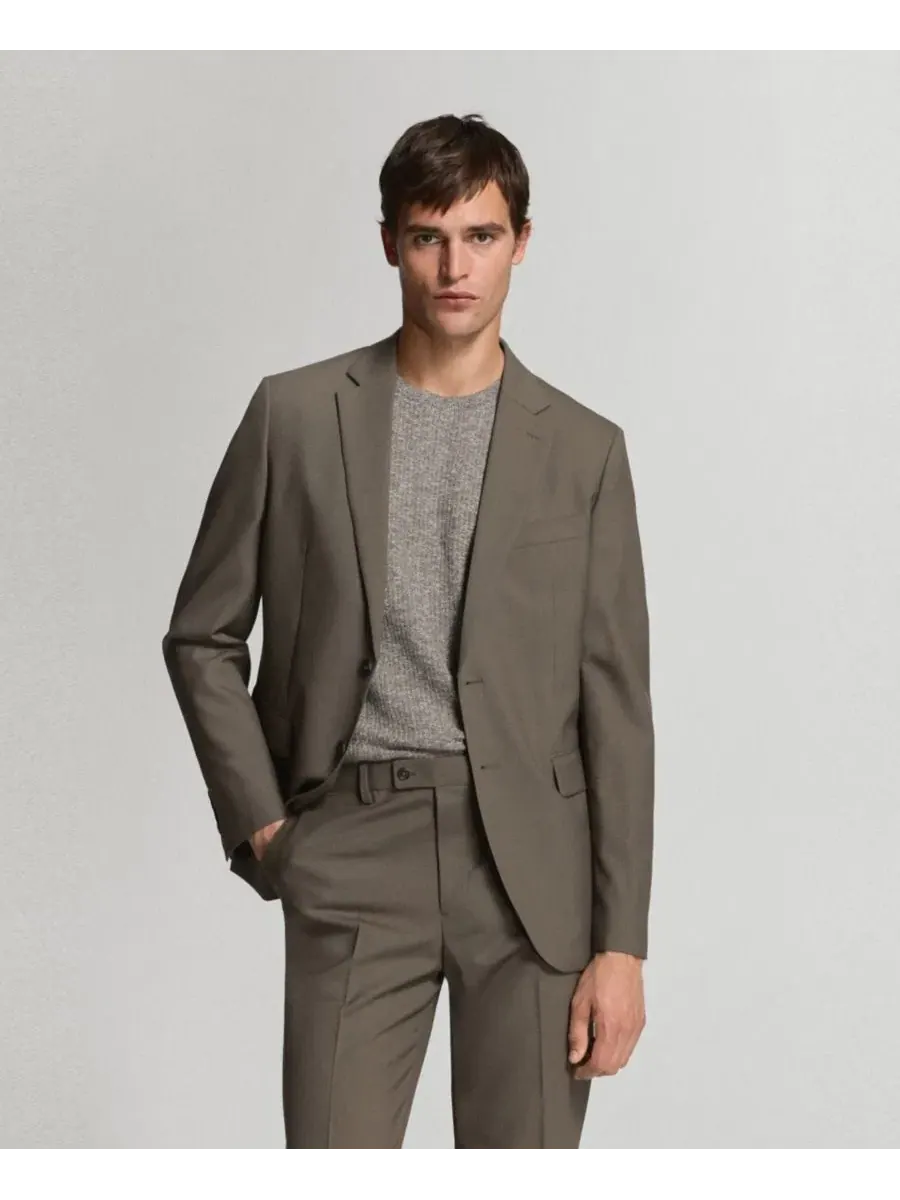 Пиджак Turin Wool Suit из шерсти MANGO