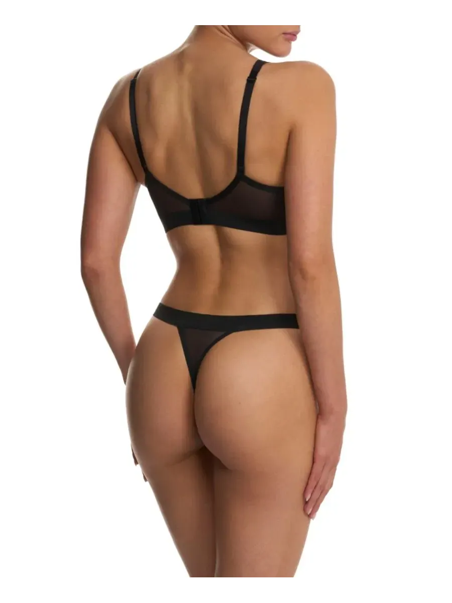 Бюстгальтер-безрукавка True Zen Plunge T-Shirt Bra Natori — изображение 5 из 11, черный
