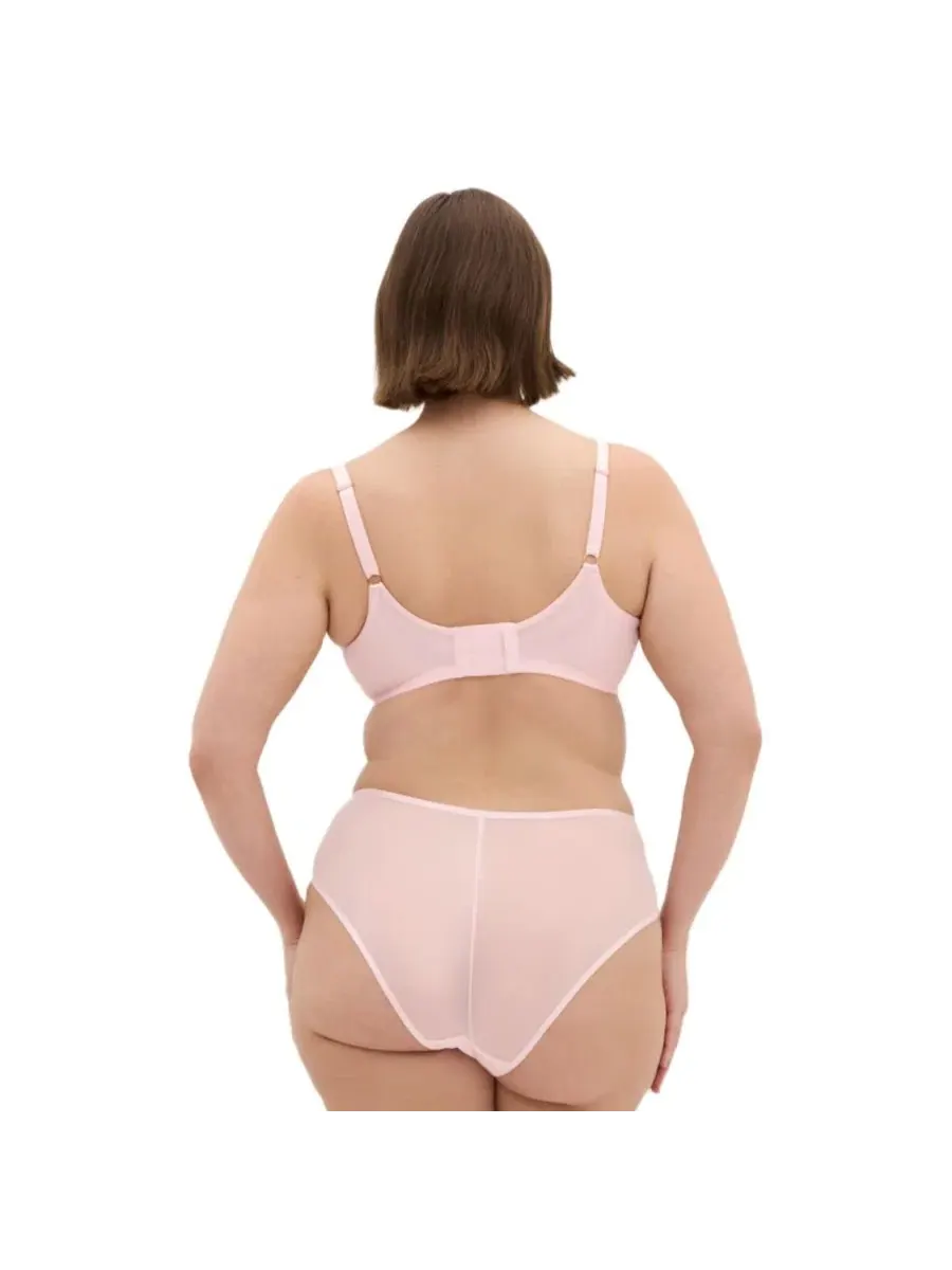 Бюстгальтер с косточками Poppy Demi CITY CHIC — изображение 2 из 5, розовый