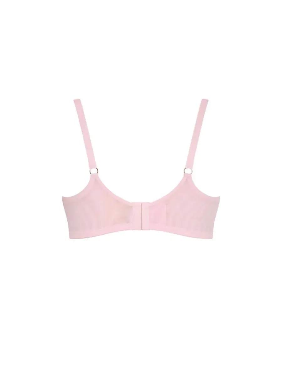 Бюстгальтер с косточками Poppy Demi CITY CHIC — изображение 5 из 5, розовый