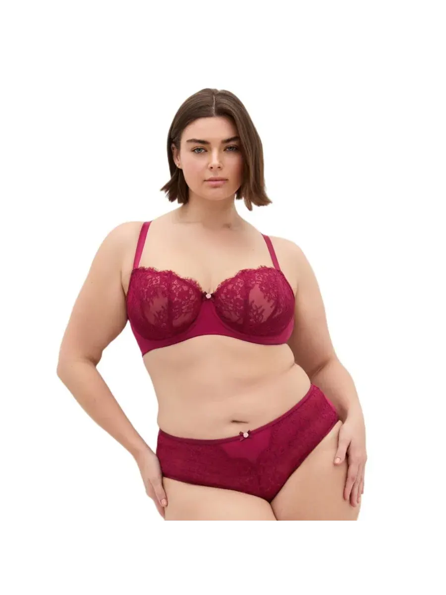 Бюстгальтер с чашками на косточках Poppy Demi Underwire Bra CITY CHIC