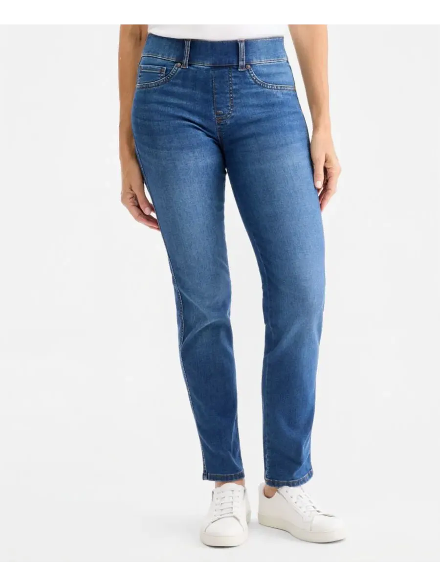 Джинсы прямого кроя с эффектом коррекции Summit Wash Style & Co, Summit Wash — изображение 4 из 6