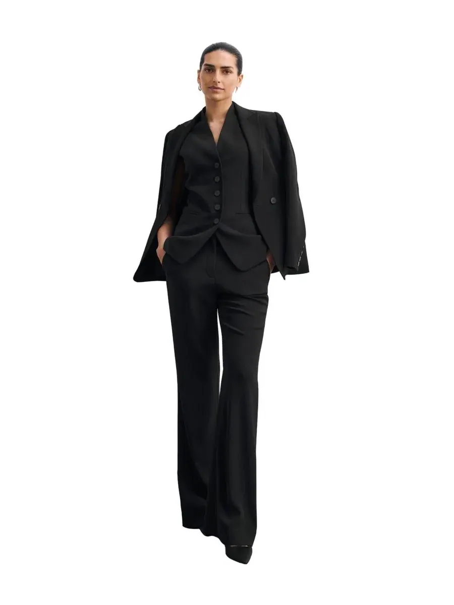 Блейзер The Fold Knighton Clever Crepe — изображение 3 из 7, черный