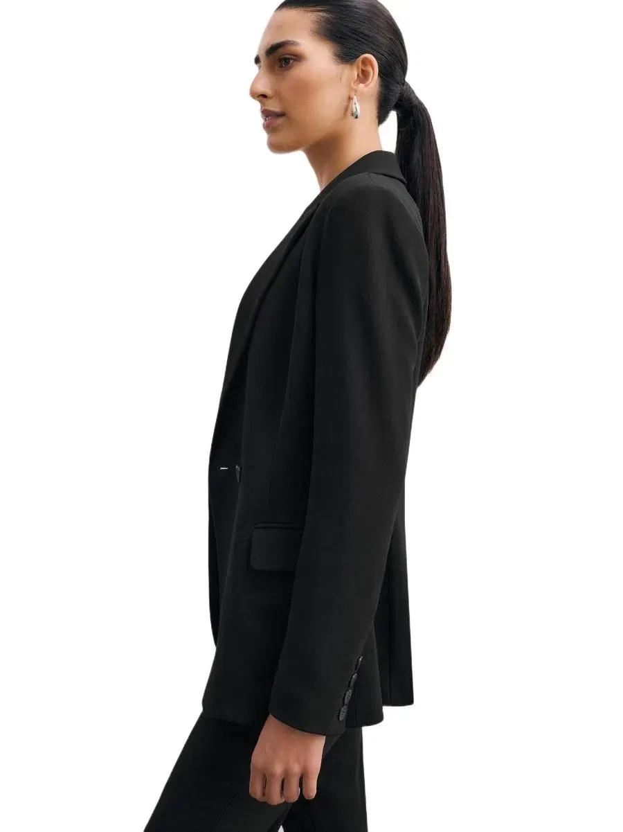 Блейзер The Fold Knighton Clever Crepe — изображение 4 из 7, черный