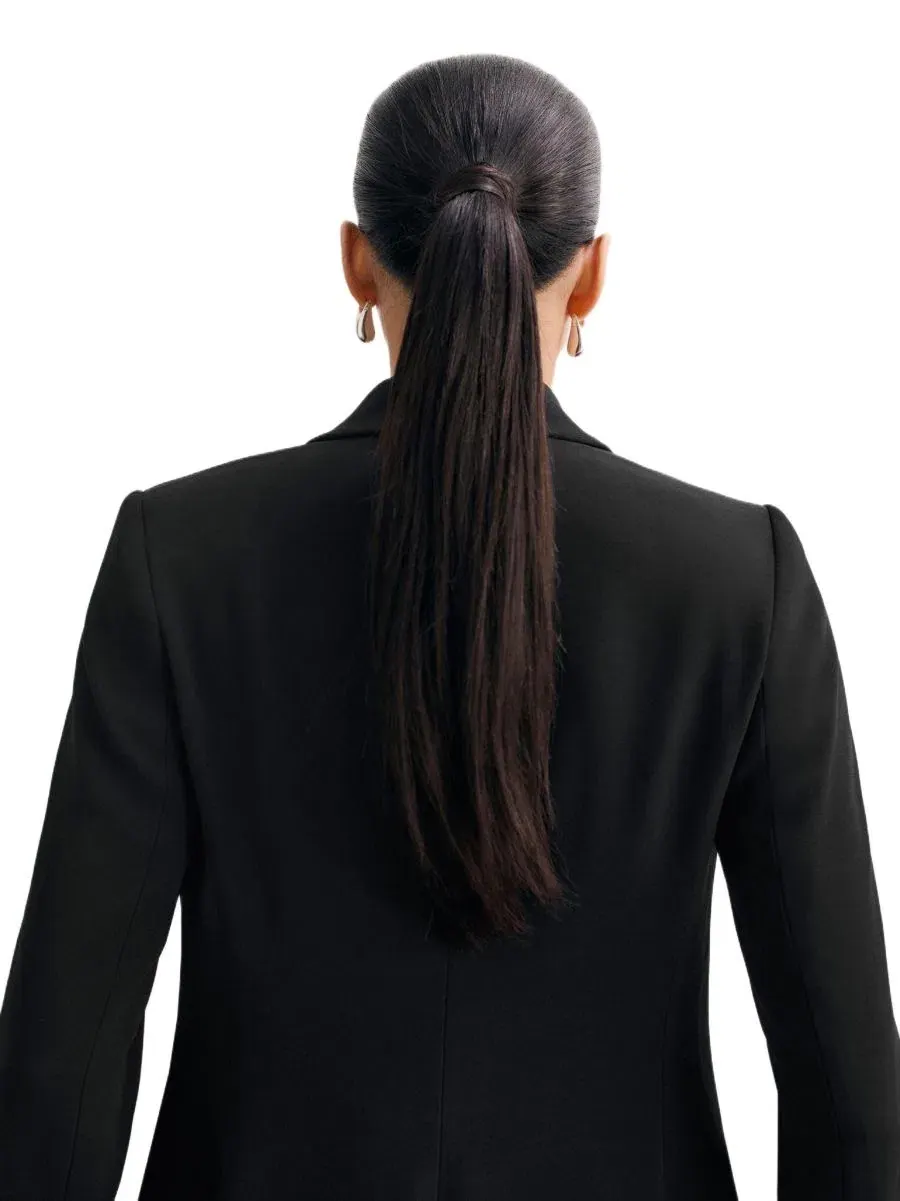 Блейзер The Fold Knighton Clever Crepe — изображение 5 из 7, черный