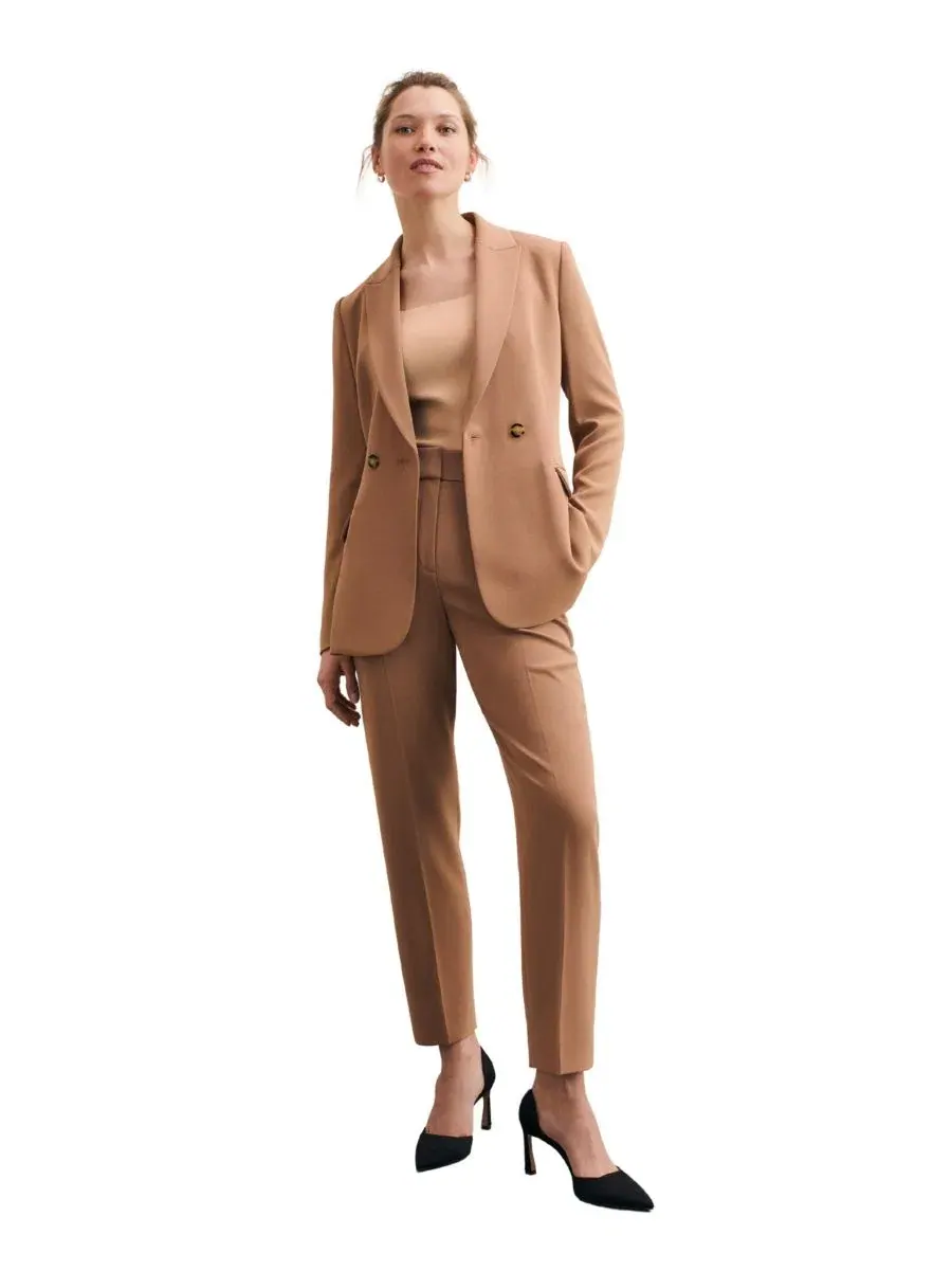 Блейзер удлиненный Knighton Clever Crepe The Fold — изображение 4 из 8, серый