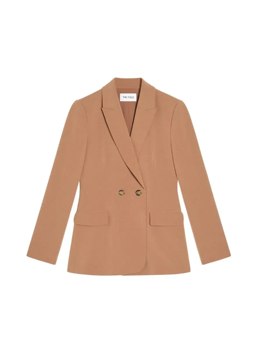Блейзер удлиненный Knighton Clever Crepe The Fold — изображение 5 из 8, серый