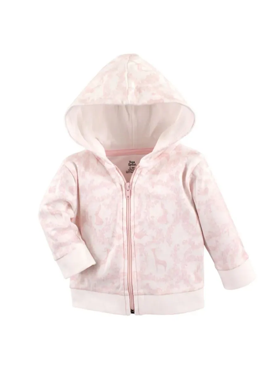 Хлопковая толстовка, боди или футболка и брюки Yoga Sprout, Lace Garden Baby — изображение 2 из 2