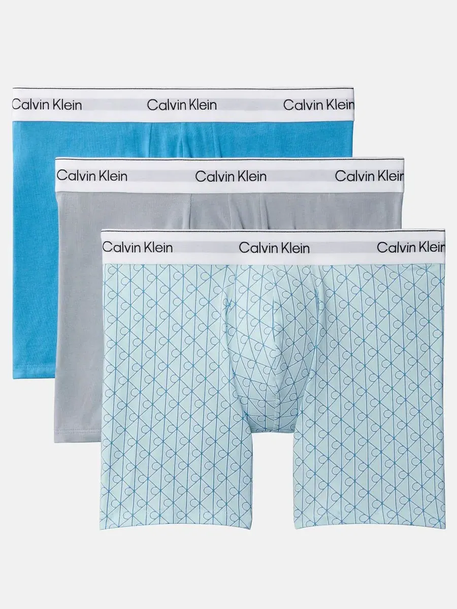 Трусы боксеры Calvin Klein Icon Cotton Stretch, 3-шт