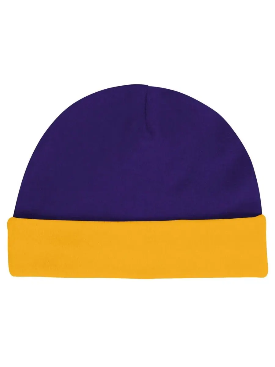 Детский комплект боди с слюнявчиком и шапкой LSU Tigers Dynamic Duo Outerstuff — изображение 2 из 5, фиолетовый