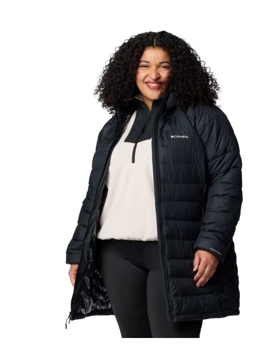 Куртка зимняя Powder Lite II Mid Columbia — изображение 3 из 7, черный