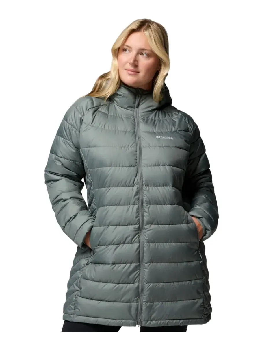 Куртка утепленная с капюшоном, Omni-Heat, Powder Lite II Columbia, Sedona Sage