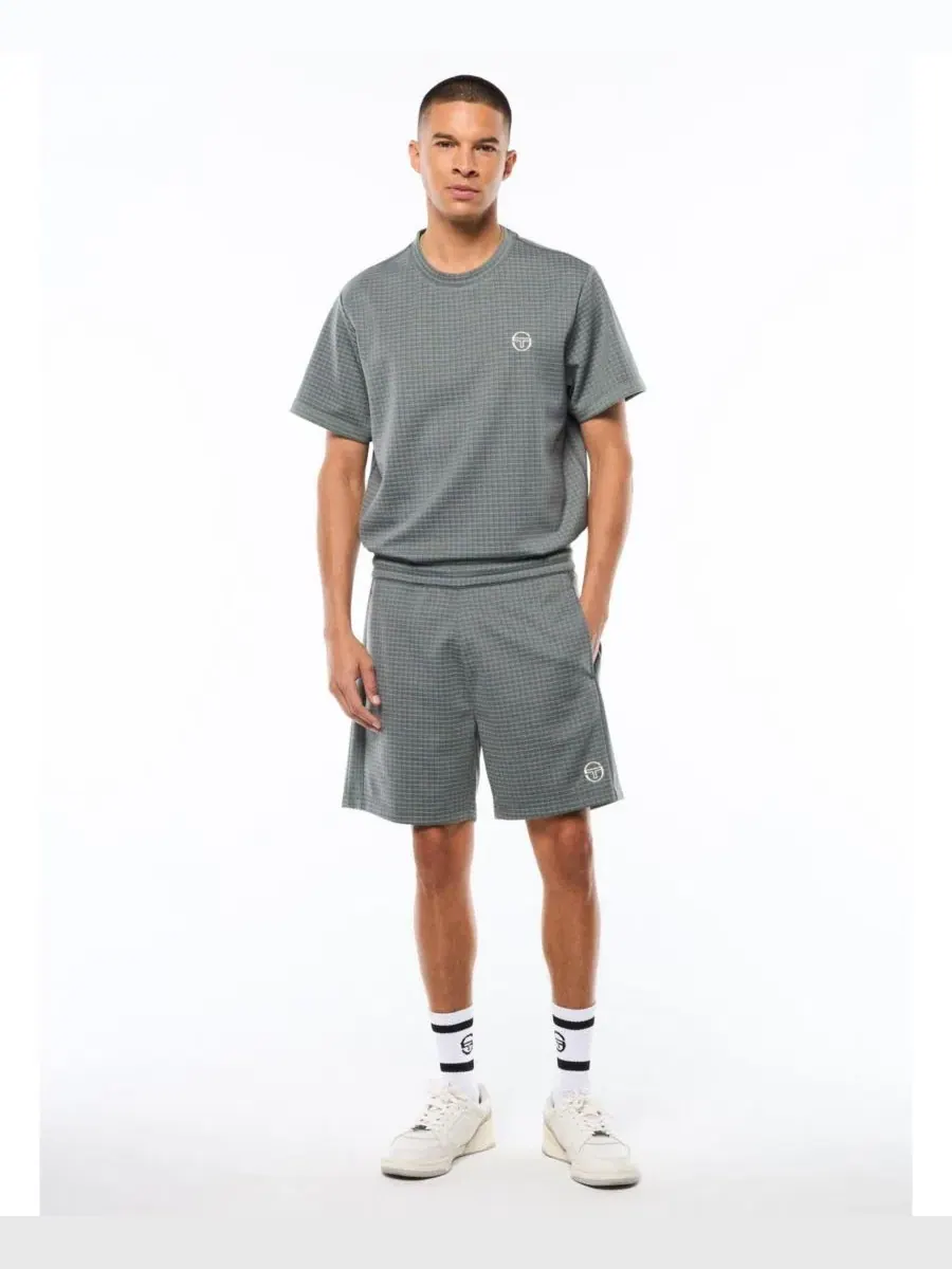 Шорты с принтом в клетку Rete Short Sergio Tacchini