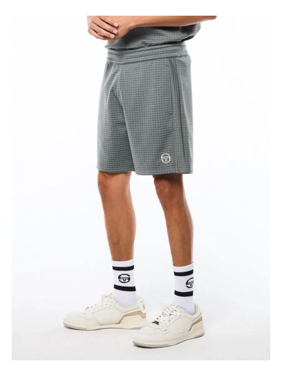 Шорты с принтом в клетку Rete Short Sergio Tacchini — изображение 2 из 5, зеленый