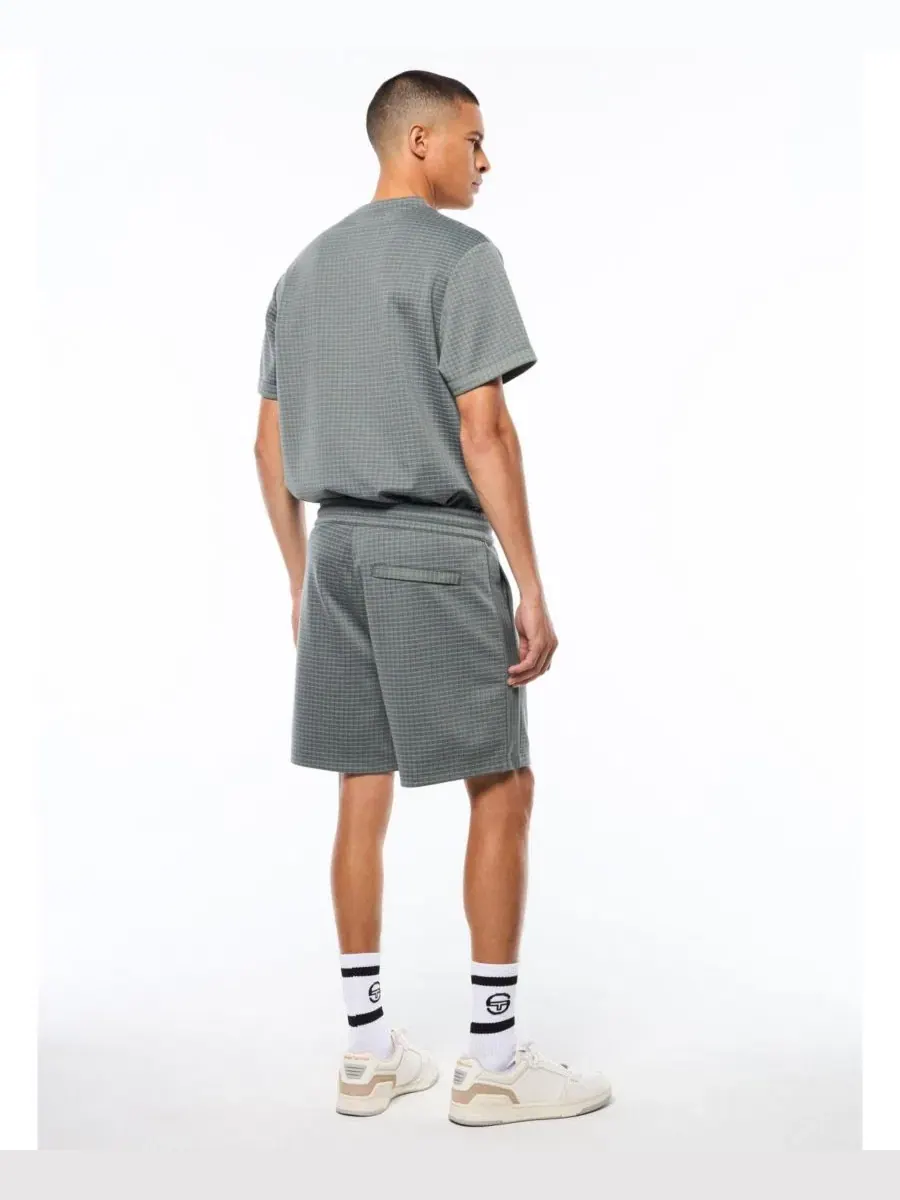 Шорты с принтом в клетку Rete Short Sergio Tacchini — изображение 4 из 5, зеленый