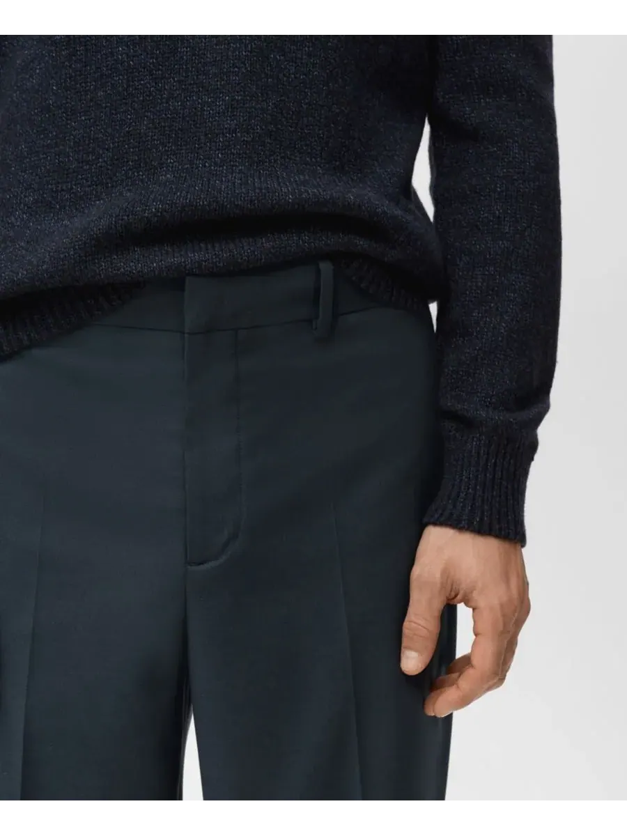 Мужские брюки от костюма Boston Slim-Fit MANGO — изображение 4 из 8, темно-синий