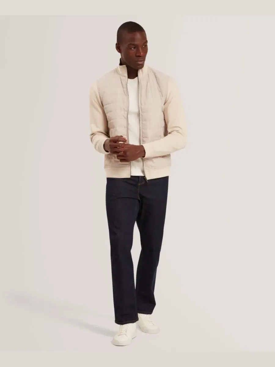 Мужская стеганая куртка Durano Ted Baker — изображение 2 из 6, бежевый