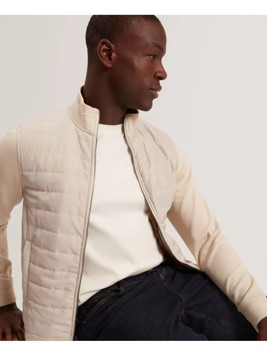 Мужская стеганая куртка Durano Ted Baker — изображение 4 из 6, бежевый