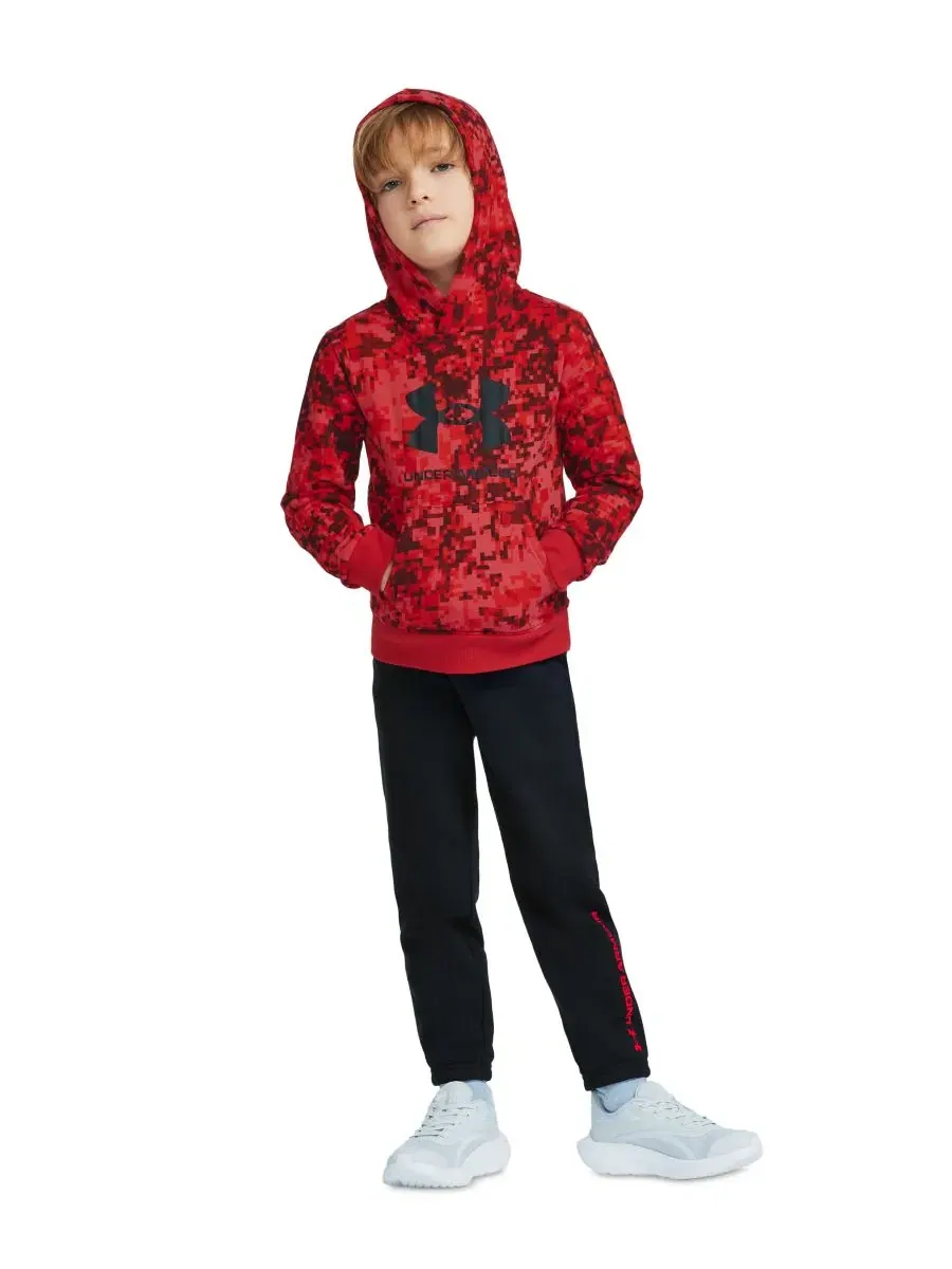 Комплект из футерованного худи и джоггеров Rival Fleece, 2 предмета Under Armour — изображение 2 из 9, красный