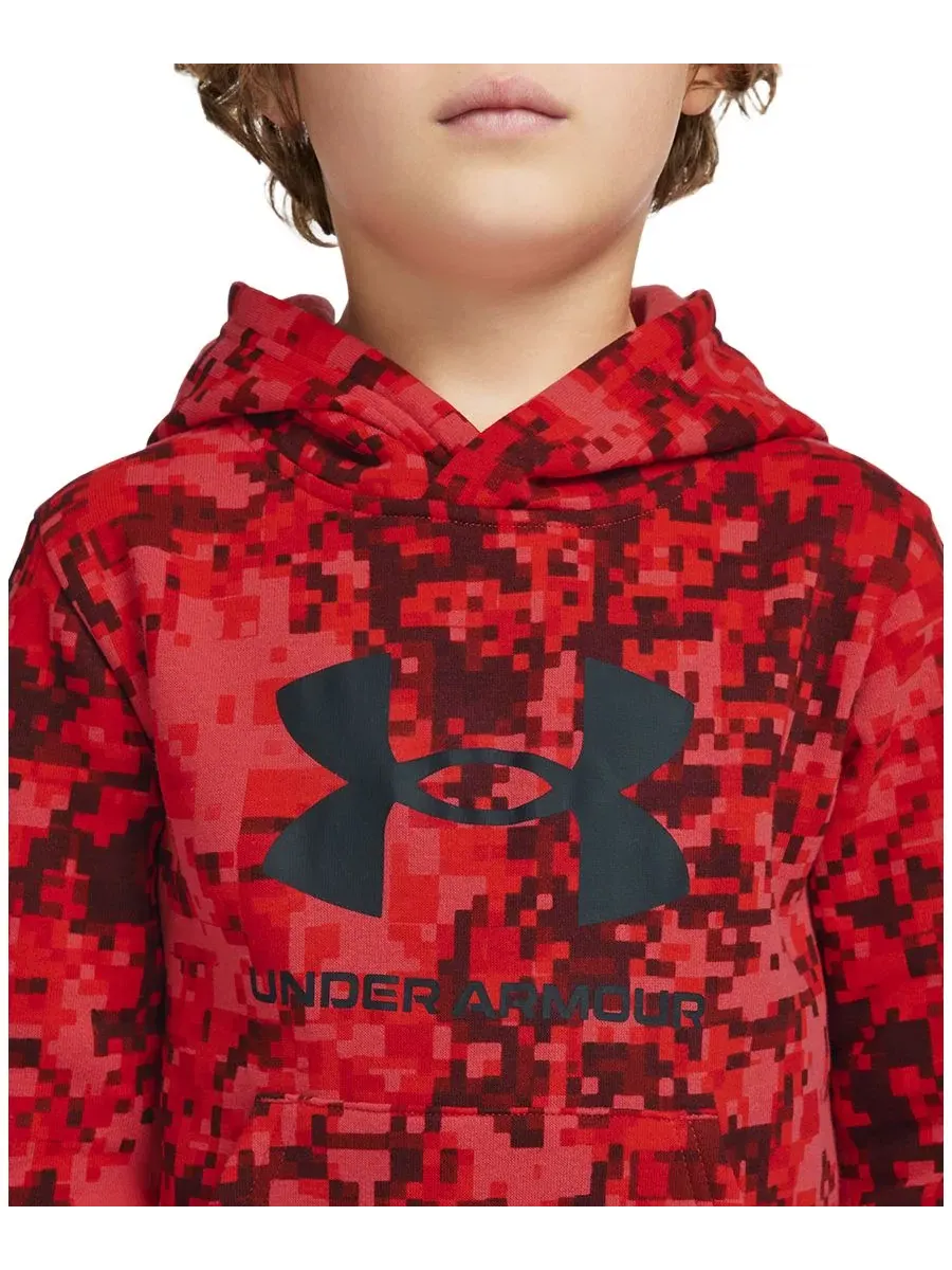 Комплект из футерованного худи и джоггеров Rival Fleece, 2 предмета Under Armour — изображение 3 из 9, красный