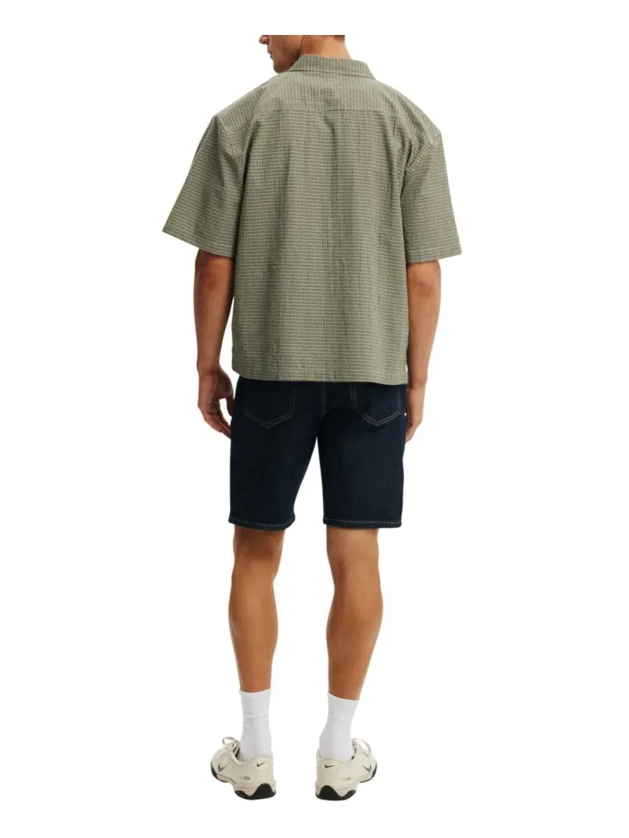 Джинсовые шорты свободного кроя, 9" (23 см), с комфорт-стрейчем COTTON ON — изображение 5 из 5, синий