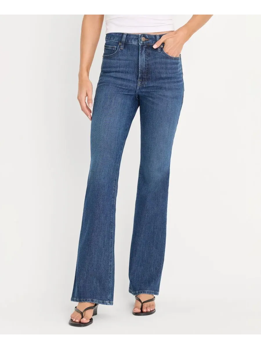 Джинсы клеш с высокой посадкой Good Classic High-Rise Bootcut Good American
