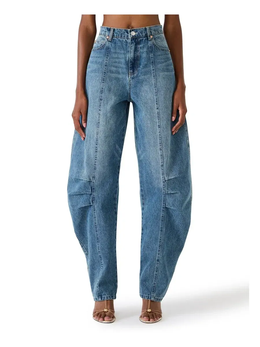 Джинсы свободного кроя Austin Loose-Barrel Ankle Steve Madden
