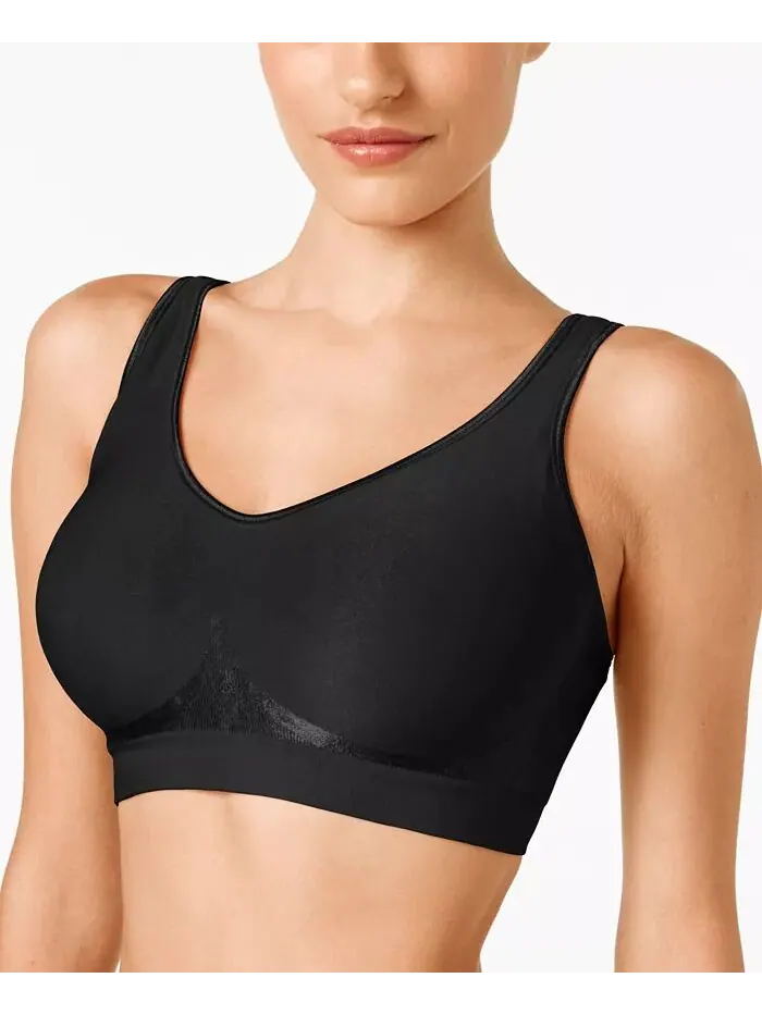 Comfort Revolution ComfortFlex Fit бесшовный утягивающий бюстгальтер без косточек 3488 Bali — изображение 1 из 3, черный