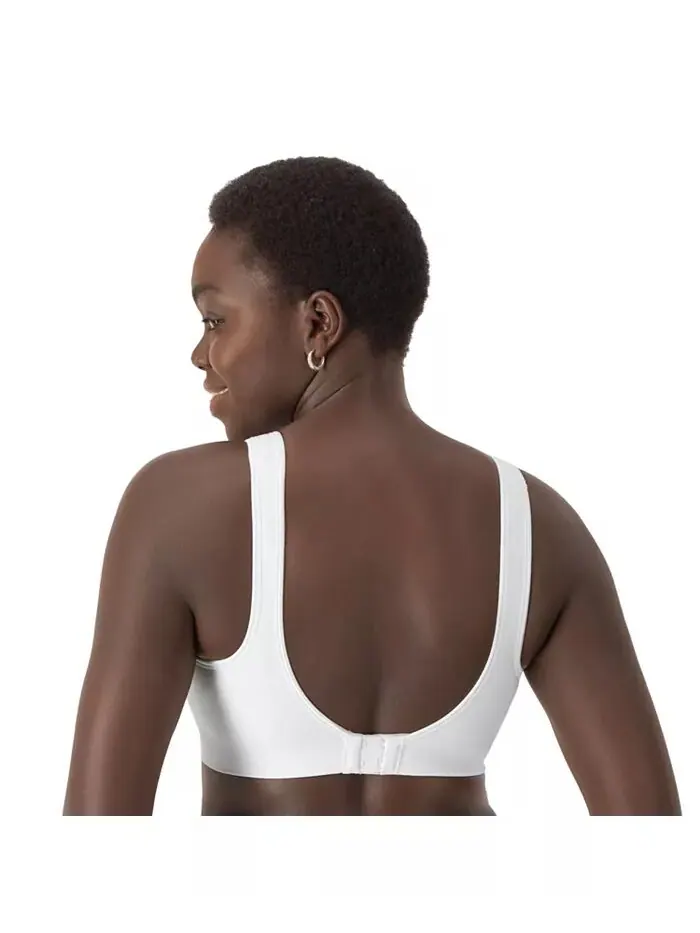 Comfort Revolution ComfortFlex Fit бесшовный утягивающий бюстгальтер без косточек 3488 Bali — изображение 3 из 3, белый