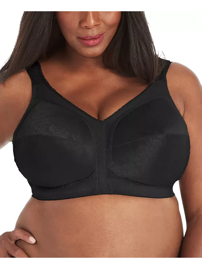 18 Hour Ultimate Shoulder Comfort Wireless Бюстгальтер 4693 Playtex — черный