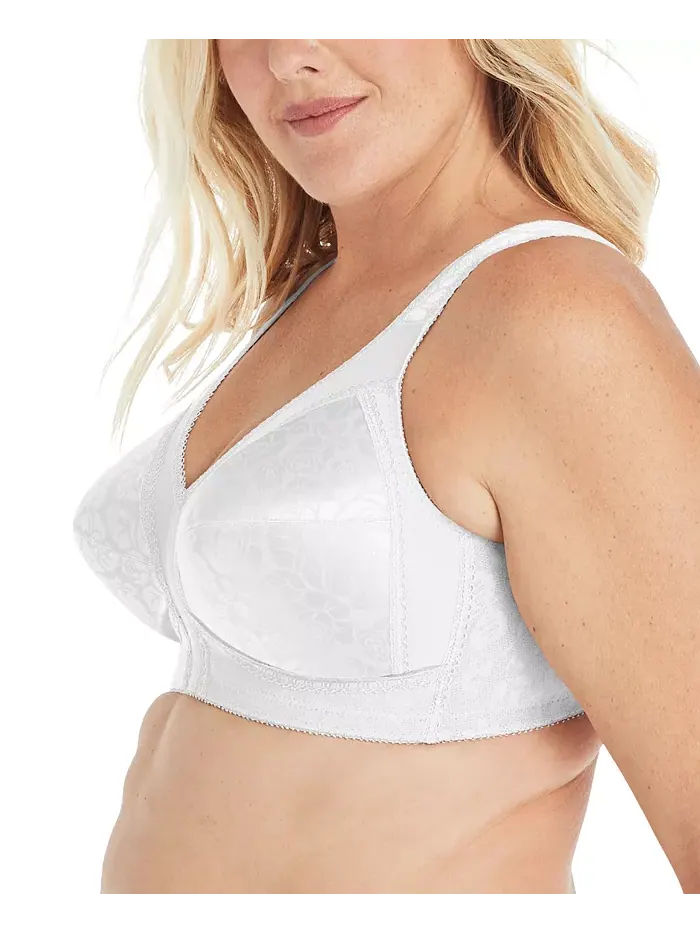 18 Hour Ultimate Shoulder Comfort Wireless Бюстгальтер 4693 Playtex — изображение 2 из 3, белый