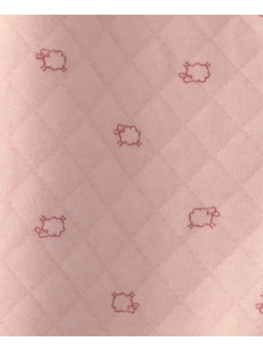 Детский комбинезон из флиса с капюшоном, на пуговицах, Sheep Teddy Fleece Carter's — изображение 3 из 4, розовый
