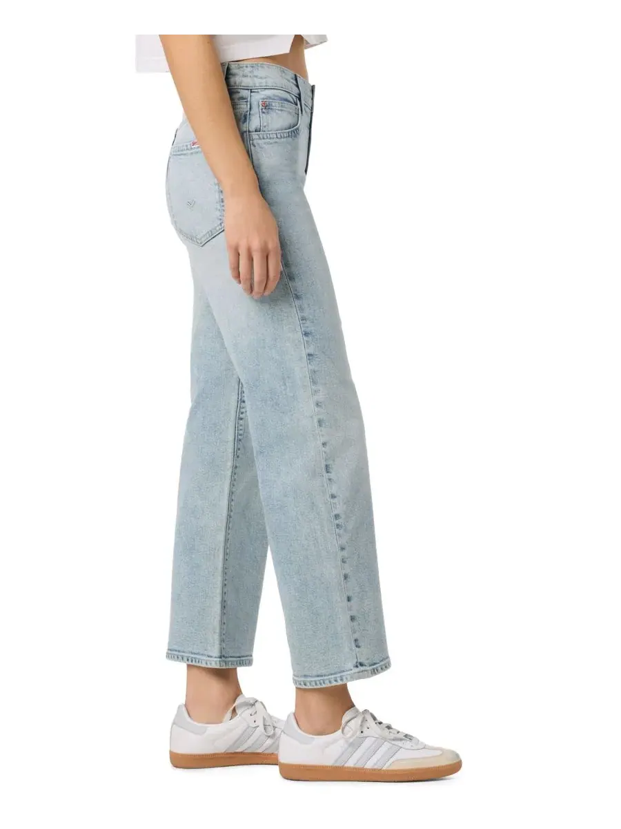 Джинсы с высокой посадкой и широкими штанинами Rosalie Hudson Jeans — изображение 2 из 3, красный